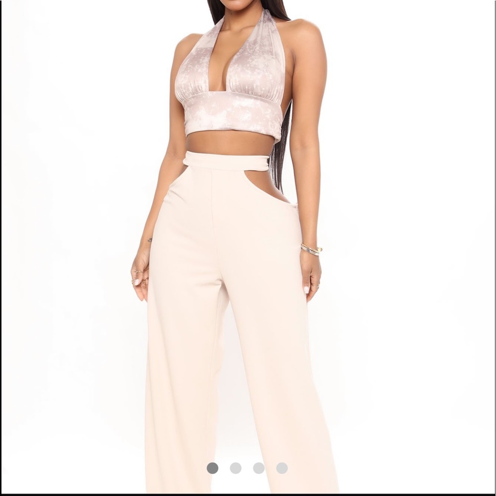 Nude Wide leg pants
